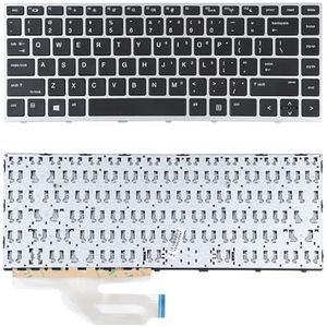 High-Tech Place voor HP Probook 430 G5 440 G45 445 G5 US versie toetsenbord (zilver)