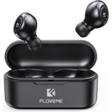 FLOVEME universele Bluetooth 5 0 oordopjes stereo headset in-ear oortelefoon met Oplaaddoos