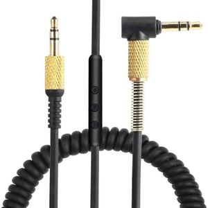 Draadgestuurde oproep Versie 3.5mm Mannelijk naar Mannelijke Oortelefoon Kabel voor Marshall Oortelefoons  Kabellengte: 1.25m-1 8m