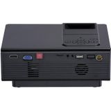 VS-314 miniprojector 1500ANSI LM LED 800x480 WVGA multimedia videoprojector  ondersteuning voor VGA / HDMI / USB / TF-kaart / AV / TV-interfaces  projectieafstand: 1 2-5 m