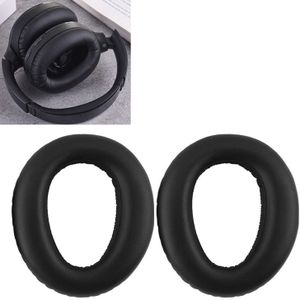 1 paar spons hoofdtelefoon beschermende case voor Sony MDR-1000X WH-1000XM2 (zwart)