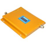 Mobiele LED DCS 1800MHz & GSM 900MHz signaal Booster / signaal Repeater met logaritme periodieke Antenna(Gold)