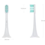 3 stuks originele Xiaomi Regular Vervangende opzetborstels voor Xiaomi ultrasone elektrische tandenborstel (HC6109)