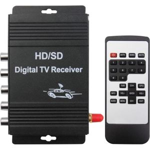 High Speed ISDB-T Mobiele Digitale TV Receiver voor in auto  geschikt voor Brazil / Peru / Chile etc. Zuid Amerikaanse Markt(zwart)