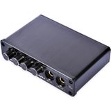 A933 Mini Karaoke Machine systeem geluid Mixer versterker voor PC / TV / mobiele telefoons  steun RCA in / 2 kanaals microfoon in(Black)