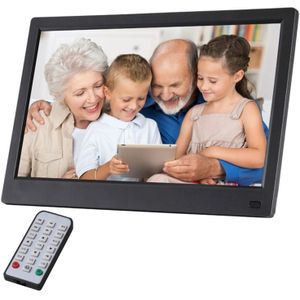 11 6 inch FHD LED Display Digitale fotolijstjes met houder & Remote Control afstandsbediening  MSTAR V56 Program  ondersteuning voor USB / SD Card Input (zwart)