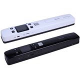 iScan02 dubbele Roller mobiele draagbare Handheld documentscanner met LED-Display  ondersteuning van 1050DPI / 600DPI/300 DPI / PDF / JPG / TF(White)