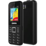 Uniwa E1802 mobiele telefoon  1.77 inch  1800mAh batterij  SC6531DA  21 sleutels  ondersteuning Bluetooth  FM  MP3  MP4  GSM  Dual Sim