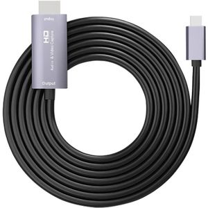 Z36A HDMI Man naar USB-C / Type-C Male HD Video Capture Card  kabellengte: 2m