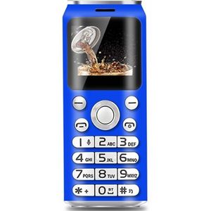 Satrend K8 mini mobiele telefoon  1 0 inch  Hands Free Bluetooth dialer hoofdtelefoon  MP3 muziek  Dual SIM  netwerk: 2G (blauw)