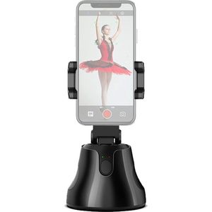 TikTok - Apai Genie 360 graden rotatie Panoramisch hoofd Bluetooth Auto Face Tracking Object Tracking Holder met telefoonklem voor smartphones, GoPro, DSLR-camera's (wit)