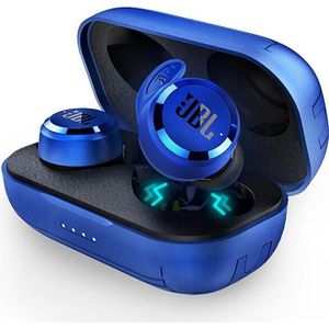JBL T280 Bluetooth 5.0 TWS In-ear Sport True Wireless Bluetooth Oortelefoon (Blauw)