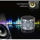 S28 Metalen Mobiele Bluetooth Stereo Draagbare Luidspreker - Handsfree Bellen (Zwart)