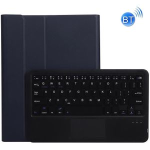 A11-A 2 in 1 verwijderbaar Bluetooth-toetsenbord + beschermende lederen tas met touchpad & houder voor iPad Pro 11 2021/2020 / 2018  iPad Air 2020