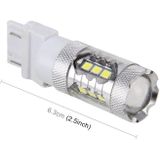 2 stk T20 / 7440 5W 250LM 6000K auto Auto draai licht lichten 16LEDs SMD-2835 achteruitrijlichten  DC 12V(White Light)