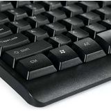 Lenovo KN101 Eenvoudige draadloze toetsenbord muisset (zwart)