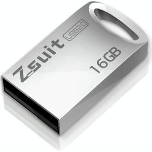 Zsuit 16GB USB 2 0 mini metalen ring vorm USB Flash Disk