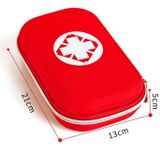 43 In 1 EVA Portable Car Home Outdoor Emergency Supplies Kit Survival Rescue Box (Zwart)