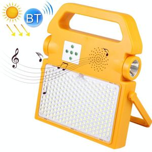 Solar Powered Bluetooth-luidspreker Multifunctionele LED-schijnwerper