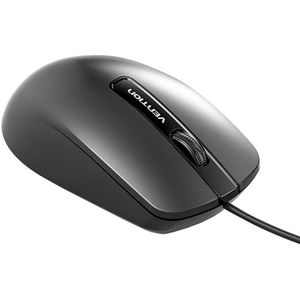 Vention - KTABG - Muis - Zwart - Bedraad - 1,5m Kabel