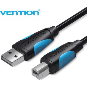 Vention Printer Kabel USB 2.0 A Male naar USB B Male Print 2 meter