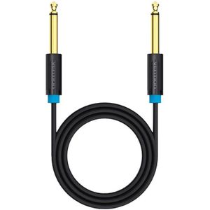 Vention BAABG Black 6.35mm TS Audio Cable, 1.5m