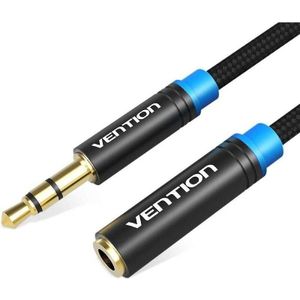 Vention VAB-B06-B150-M audio kabel 1,5 m 3.5mm Zwart