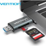 Vention USB Kaartlezer Micro-SD - SD - TF - USB C