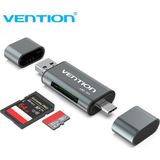 Vention USB Kaartlezer Micro-SD - SD - TF - USB C