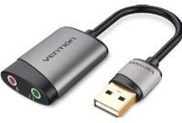 Vention Externe Geluidskaart via USB voor Microfoon en Audio OMTP-CTIA