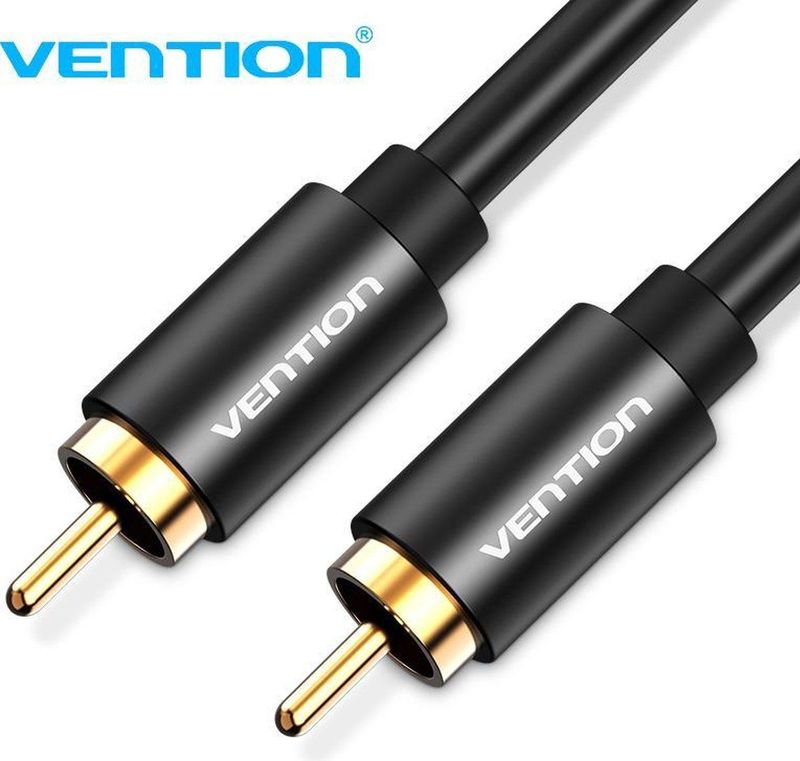 Vention VAB-R09-B100 audio kabel 1 m RCA Zwart