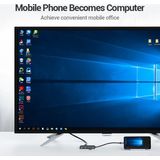 Vention CNCHB laptop dock & poortreplicator Bedraad USB 3.2 Gen 1 (3.1 Gen 1) Type-C Grijs