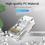 Vention - Modulaire RJ45 Cat.6 UTP Stekker - Transparant - Pak van 50