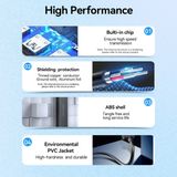 Vention CHLBD interface hub USB 3.2 Gen 1 (3.1 Gen 1) Type-A 5000 Mbit/s Zwart