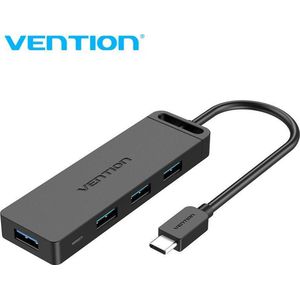 Vention USB C naar 4 Poort USB 3.0 Hub met OTG Functie