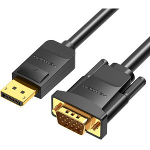 Vention DisplayPort to VGA Cable HBLBI 3m, 1080P 60Hz(zwart)