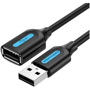 Vention CBIBI USB-kabel USB 2.0 3 m USB A Zwart