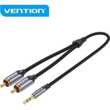 Vention Cable Audio 2xRCA to 3.5mm BCNBK 8m (grijs)
