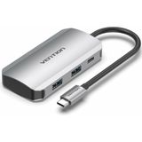 Vention TNBHB interface hub USB Type-C 5000 Mbit/s Grijs