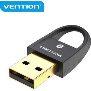 USB Bluetooth 5.0 Adapter Schwarz für Computer und Laptops, unterstützt 7 Geräte gleichzeitig