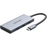 Vention TOOHB laptop dock & poortreplicator Bedraad USB 3.2 Gen 1 (3.1 Gen 1) Type-C Grijs