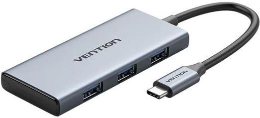Vention TOOHB laptop dock & poortreplicator Bedraad USB 3.2 Gen 1 (3.1 Gen 1) Type-C Grijs