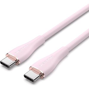 Vention TAWPG 1.5m Pink Silicone USB-C 2.0 to USB-C 5A Cable