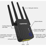 COMFAST CF-WR754AC 1200Mbps Dual-band draadloze WIFI signaalversterker Repeater Booster Network Router met 4 antennes