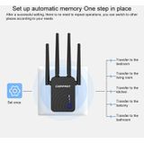 COMFAST CF-WR754AC 1200Mbps Dual-band draadloze WIFI signaalversterker Repeater Booster Network Router met 4 antennes