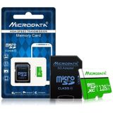 MICROGEGEVENS 128GB U1 groen en wit TF (Micro SD) geheugenkaart