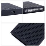 PT500 krasbestendige all-inclusive draagbare harde schijf silicone beschermhoes voor Samsung Portable SSD T5  met ventilatieopeningen (zwart)