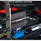 COMFAST CF-AX181 PRO 3000MBPS TRI-BAND + Bluetooth 5.2 Draadloze WiFi6e PCI-E-netwerkkaart met koellichaam
