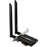 COMFAST CF-AX181 PRO 3000MBPS TRI-BAND + Bluetooth 5.2 Draadloze WiFi6e PCI-E-netwerkkaart met koellichaam