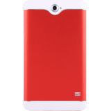 7.0 inch Tablet PC  512 MB + 8 GB  3 G Phone Call  Android 4.4.2  MTK6582 Quad Core tot 1.3 GHz  Dual SIM  WiFi  OTG  Bluetooth(Red)